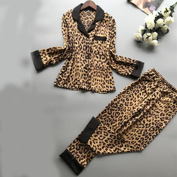 womens satin leopard pyjamas women long sleeve pants lingerie nightwear underwear set lingerie pajamas for women 2020, Black;red
womens satin leopard pyjamas women long sleeve pants lingerie nightwear underwear set lingerie pajamas for women 2020, Black;red