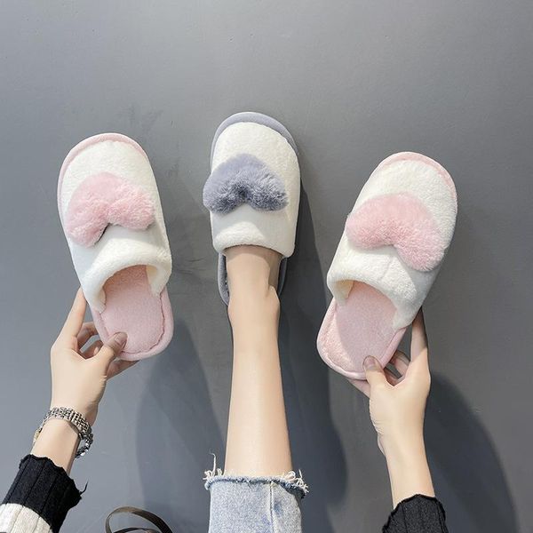 slippers winter bedroom female fluffy plush cute love couple slipper cartoon outer wear non-slip warm male flat, Black
slippers winter bedroom female fluffy plush cute love couple slipper cartoon outer wear non-slip warm male flat, Black