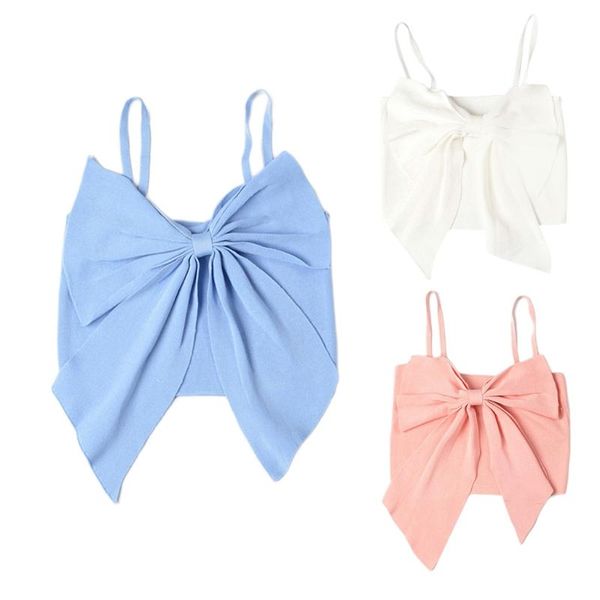 women's tanks & camis women spaghetti strap knitted camisole sweet big bow knot front slim crop kawaii solid color basic sling vest shi, White
women's tanks & camis women spaghetti strap knitted camisole sweet big bow knot front slim crop kawaii solid color basic sling vest shi, White