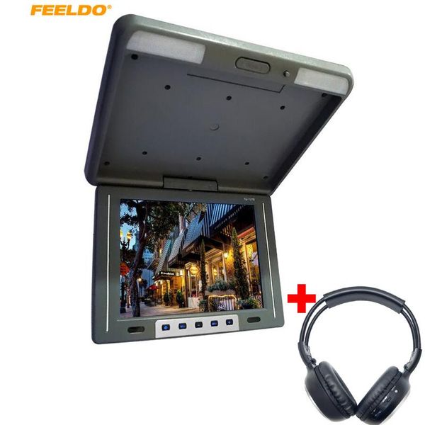 feeldo dc12v 12.1" flip down tft lcd monitor car monitor roof mounted built-in ir transmitter for wireless ir headphones
feeldo dc12v 12.1" flip down tft lcd monitor car monitor roof mounted built-in ir transmitter for wireless ir headphones