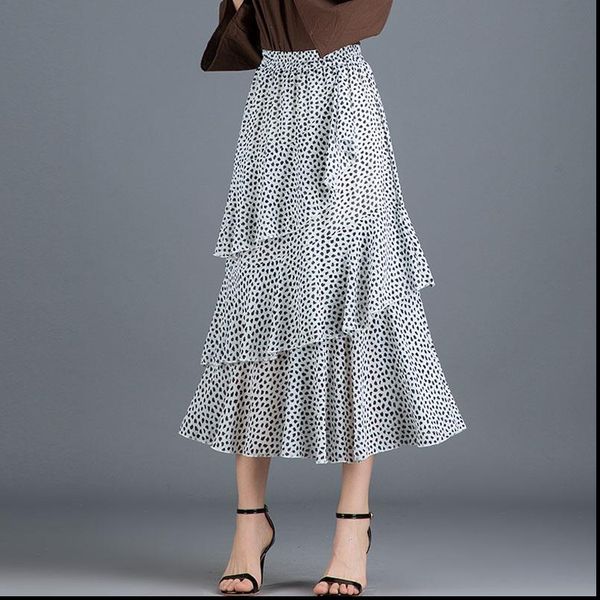 spring dotted cascading long chiffon skirts women sweet irregular tiered flower printed chiffon long skirt ruffled summer skirt, Black
spring dotted cascading long chiffon skirts women sweet irregular tiered flower printed chiffon long skirt ruffled summer skirt, Black