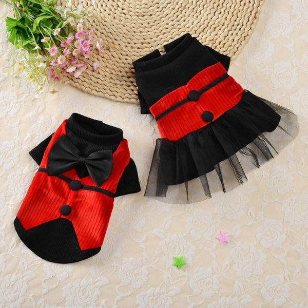 pet wedding party costumes for autumn winter fashion red black suits for small medium dogs warm red pet coats
pet wedding party costumes for autumn winter fashion red black suits for small medium dogs warm red pet coats