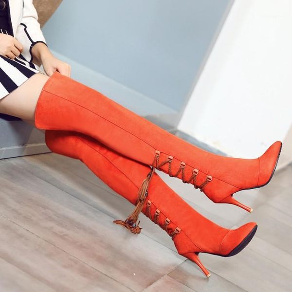 boots winter 2021 big size 34-43 women over the knee chunky heels pointed toe spring autumn shoes less platform f191, Black
boots winter 2021 big size 34-43 women over the knee chunky heels pointed toe spring autumn shoes less platform f191, Black