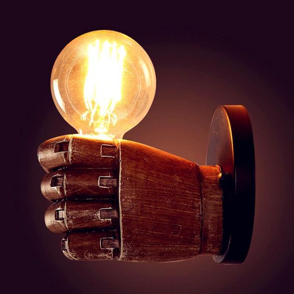 antikue creative vintage e27 led resin fist wall lamp retro corridor bedside bedroom edison incandescent bulb indoor wall light
antikue creative vintage e27 led resin fist wall lamp retro corridor bedside bedroom edison incandescent bulb indoor wall light