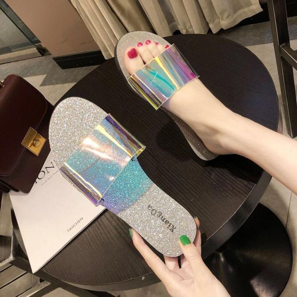 slippers women's 2021 summer est ladies shiny shoes beach zapatos de mujer, Black
slippers women's 2021 summer est ladies shiny shoes beach zapatos de mujer, Black