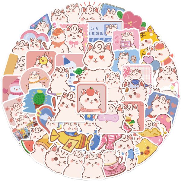 50pcs cartoon alpacas sticker cartoon cute guitar helmet luggage wall diy decals graffiti stickers
50pcs cartoon alpacas sticker cartoon cute guitar helmet luggage wall diy decals graffiti stickers