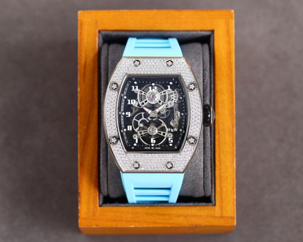 diamond encrusted men's watch. the brand's signature cask case, hollow design dial, with tourbillon device, 50mm, Slivery;brown
diamond encrusted men's watch. the brand's signature cask case, hollow design dial, with tourbillon device, 50mm, Slivery;brown