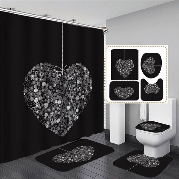 cartoon shower curtain bathroom four-piece set with hooks waterproof shower curtain non-slip toilet accessories home decoration
cartoon shower curtain bathroom four-piece set with hooks waterproof shower curtain non-slip toilet accessories home decoration