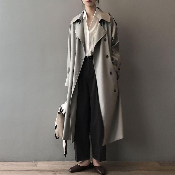 women's trench coats mrmt 2021 brand long windbreaker womens korean temperament loose waist thin casual jacket female, Tan;black
women's trench coats mrmt 2021 brand long windbreaker womens korean temperament loose waist thin casual jacket female, Tan;black