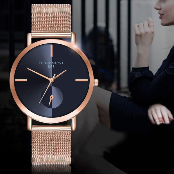 wristwatches women watches luxury wrist watch relogio feminino clock for milanese steel rose gold quartz female #35, Slivery;brown
wristwatches women watches luxury wrist watch relogio feminino clock for milanese steel rose gold quartz female #35, Slivery;brown