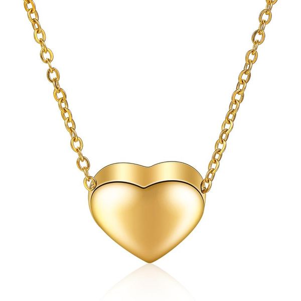 pendant necklaces stainless steel heart necklace for women titanium chain shape christmas gift, Silver
pendant necklaces stainless steel heart necklace for women titanium chain shape christmas gift, Silver