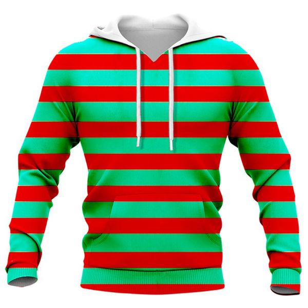 men's hoodies & sweatshirts cloocl striped 3d graphic christmas hoodie festival party pockets harajuku sportwear men clothing, Black
men's hoodies & sweatshirts cloocl striped 3d graphic christmas hoodie festival party pockets harajuku sportwear men clothing, Black