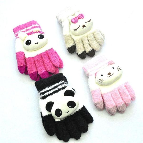 five fingers gloves winter velvet thick cartoon bear cute girls warm mittens children women, Blue;gray
five fingers gloves winter velvet thick cartoon bear cute girls warm mittens children women, Blue;gray