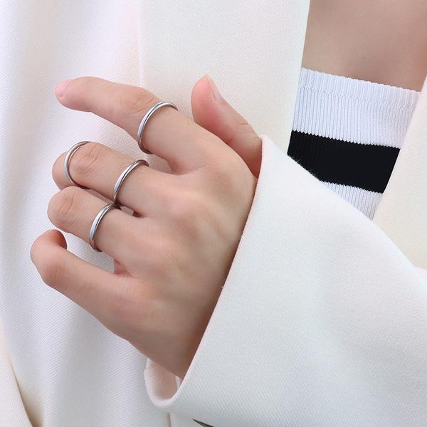 wedding rings minimalist pink gold color stainless steel 2mm for women accessories, trendy woman's ring silver finger jewelry, Slivery;golden
wedding rings minimalist pink gold color stainless steel 2mm for women accessories, trendy woman's ring silver finger jewelry, Slivery;golden