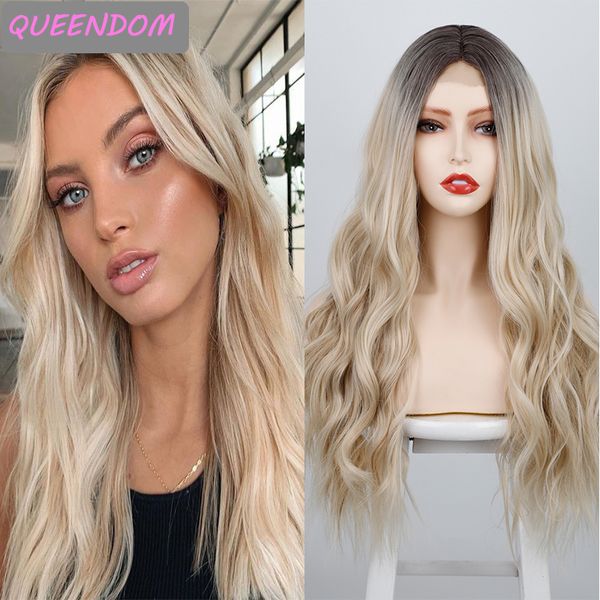 ash blonde wavy synthetic hair lace front wig long water wave lace wigs african american heat resistant middle part cosplay wig, Black
ash blonde wavy synthetic hair lace front wig long water wave lace wigs african american heat resistant middle part cosplay wig, Black