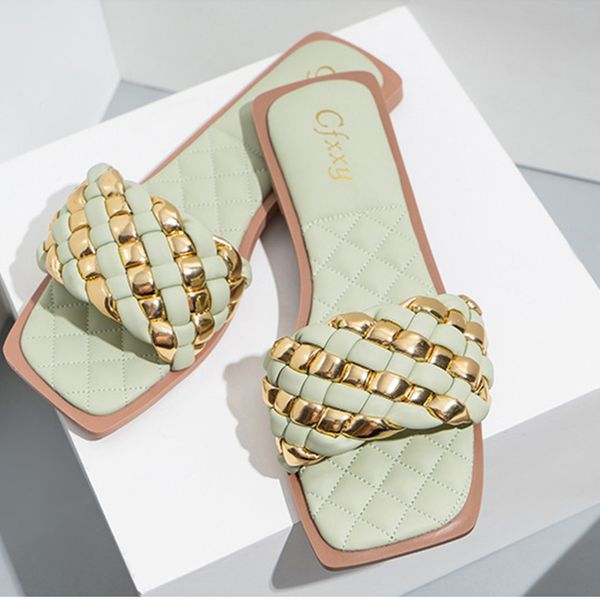 women braided slippers open-toe flat slippers set foot vacation beach sandals casual flip flops women shoes, Black
women braided slippers open-toe flat slippers set foot vacation beach sandals casual flip flops women shoes, Black
