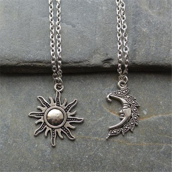 pendant necklaces sun and moon combination necklace, friendship, good friend, couple gift, men's women's fashion jewelry, Silver
pendant necklaces sun and moon combination necklace, friendship, good friend, couple gift, men's women's fashion jewelry, Silver