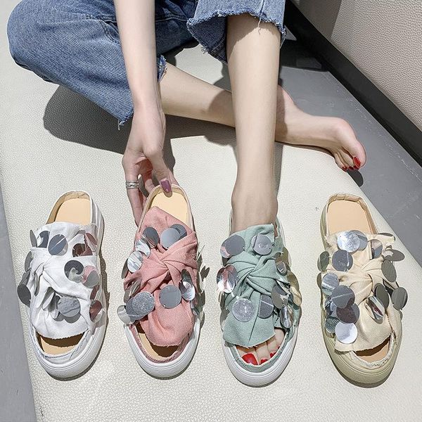 koovan new spring summer 2021 sequined white shoe web celebrity half female heelless slippers lazy shoes sandals for girls, Black
koovan new spring summer 2021 sequined white shoe web celebrity half female heelless slippers lazy shoes sandals for girls, Black