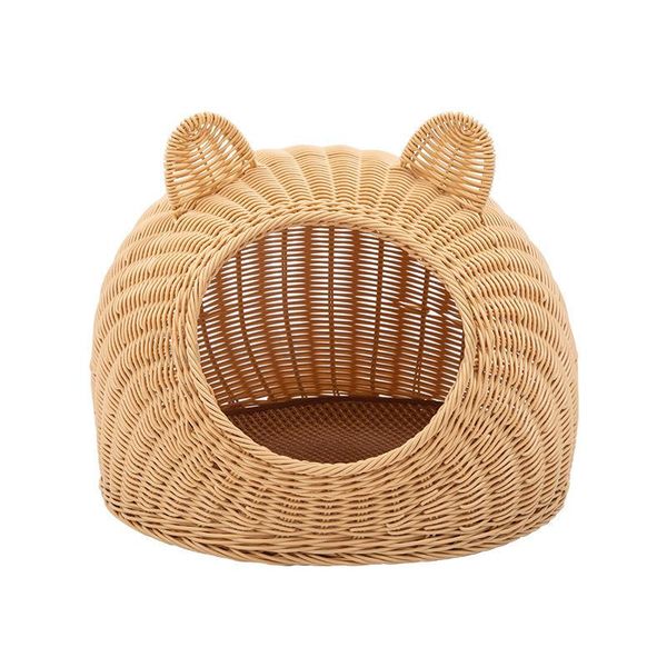 cat beds & furniture cat's nest rattan woven bamboo summer cool dog's villa bed closed tent
cat beds & furniture cat's nest rattan woven bamboo summer cool dog's villa bed closed tent