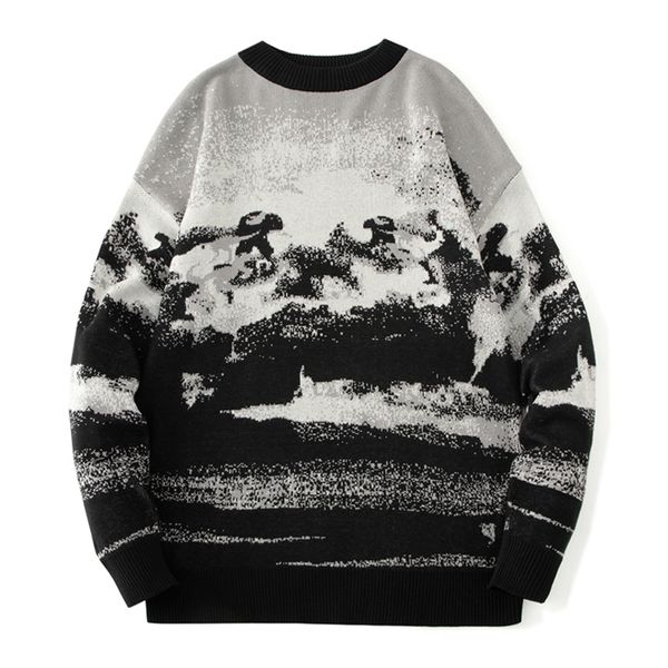2021 new autumn and winter casual loose harajuku style round neck long sve men's sweatshirt, White;black
2021 new autumn and winter casual loose harajuku style round neck long sve men's sweatshirt, White;black