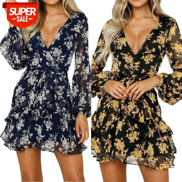 summer autumn women chiffon dress see through long sleeve floral print boho dress v neck short mini vestido female #l972, Black;gray
summer autumn women chiffon dress see through long sleeve floral print boho dress v neck short mini vestido female #l972, Black;gray
