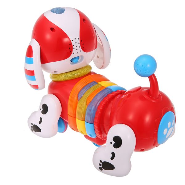 RC Smart Sausage Dog with infrared remote control Sing Dance Walking Robot Dog Cute Electronic Pet Educational Toys for Kids
RC Smart Sausage Dog with infrared remote control Sing Dance Walking Robot Dog Cute Electronic Pet Educational Toys for Kids