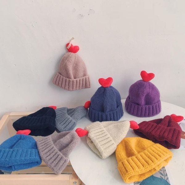 children's hat autumn and winter models baby girl ear protection solid color love warm knitted woolen hat, Yellow
children's hat autumn and winter models baby girl ear protection solid color love warm knitted woolen hat, Yellow