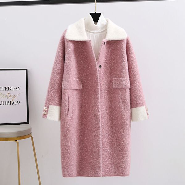 2021 autumn new women fake mink fur long women's jacket down knit cardigan sweater only ladies breasted outwear y183 3vsa, White;black
2021 autumn new women fake mink fur long women's jacket down knit cardigan sweater only ladies breasted outwear y183 3vsa, White;black