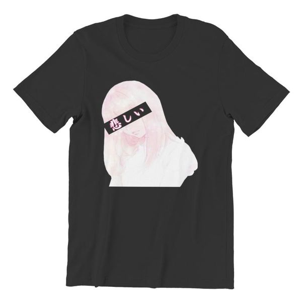 men's t-shirts men's t-shirt sad anime girl custom men cotton tshirt tees harajuku streetwear, White;black
men's t-shirts men's t-shirt sad anime girl custom men cotton tshirt tees harajuku streetwear, White;black