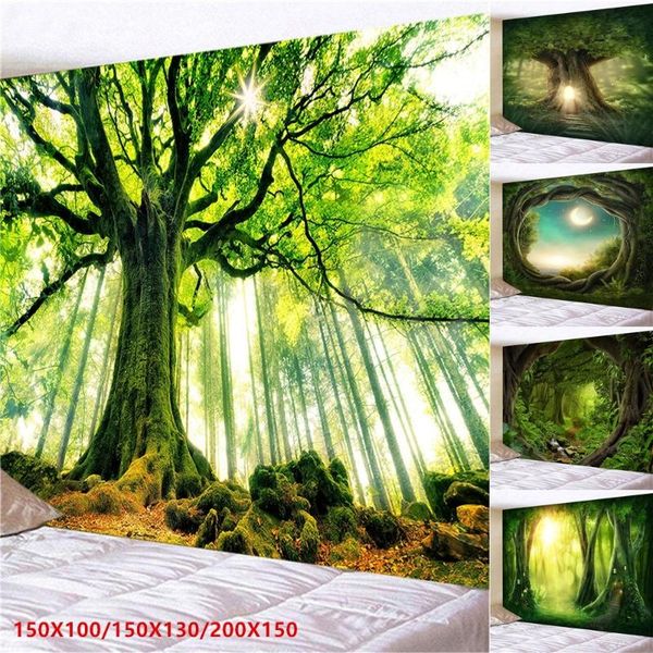 tapestries sunshine trees misty forest tapestry landscape wall hanging for ceiling room decor 95x73cm
tapestries sunshine trees misty forest tapestry landscape wall hanging for ceiling room decor 95x73cm