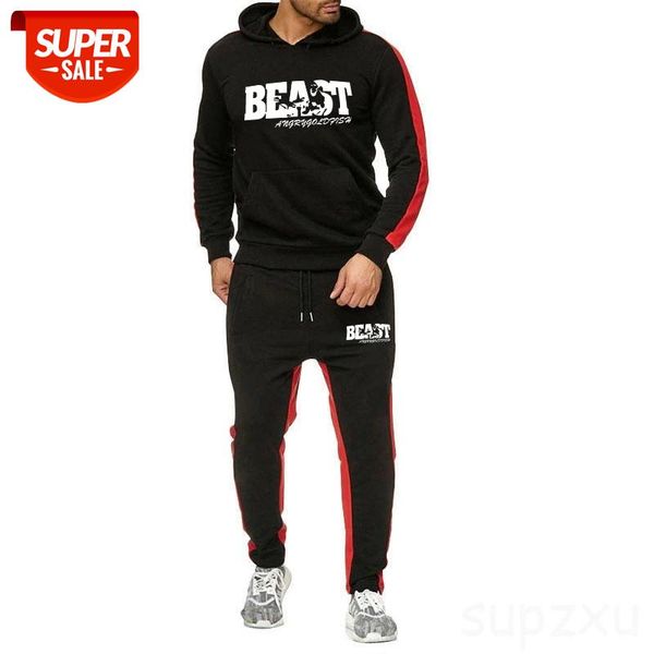 SUPZXU Men New Brand Autumn Winter Hooded 2 Pieces Sets Tracksuit Sweatshirt +Drawstring Pants Male Stripe Patchwork Hoodies #Iy6l, Gray
SUPZXU Men New Brand Autumn Winter Hooded 2 Pieces Sets Tracksuit Sweatshirt +Drawstring Pants Male Stripe Patchwork Hoodies #Iy6l, Gray