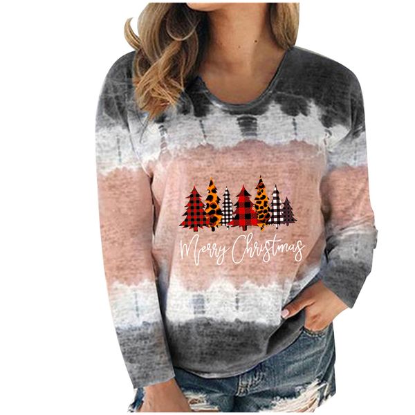 women merry christmas t-shirt deer print plaid pullover patchwork girl long sleeve tee shirt femme raglan shirt fashion, Gray
women merry christmas t-shirt deer print plaid pullover patchwork girl long sleeve tee shirt femme raglan shirt fashion, Gray