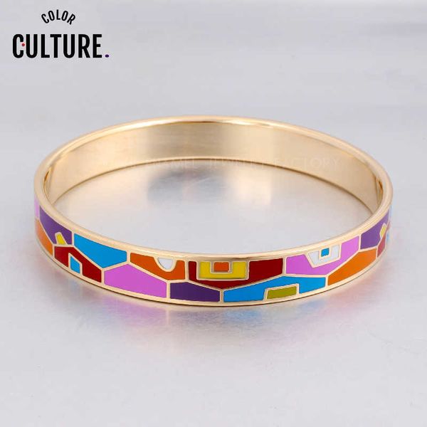 new arrival elegant classic vintage bangle stainless steel metal enamel bracelet bangle for women trendy jewelry q0720, Black
new arrival elegant classic vintage bangle stainless steel metal enamel bracelet bangle for women trendy jewelry q0720, Black