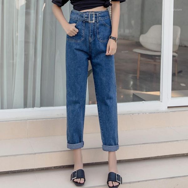 women's jeans dark blue high waist women loose with pockets plus size autumn female vintage design denim trousers wholesale
women's jeans dark blue high waist women loose with pockets plus size autumn female vintage design denim trousers wholesale