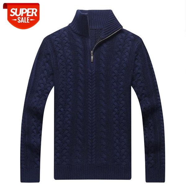 sweater men autumn winter fashion thick warm pullover men stand half zipper collar casual mens sweater knitted pullovers #p990, White;black
sweater men autumn winter fashion thick warm pullover men stand half zipper collar casual mens sweater knitted pullovers #p990, White;black