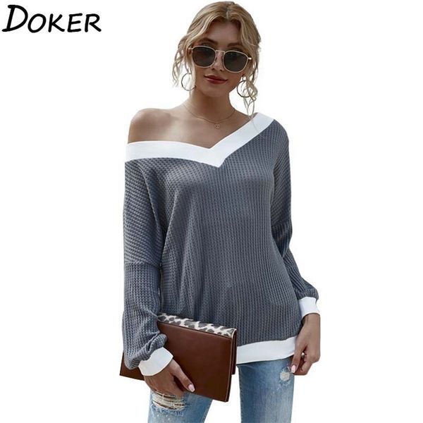 off shoulder knitted sweater women autumn winter v-neck long sleeve loose pullover female fashion casual vintage knitwear 210604, White;black
off shoulder knitted sweater women autumn winter v-neck long sleeve loose pullover female fashion casual vintage knitwear 210604, White;black