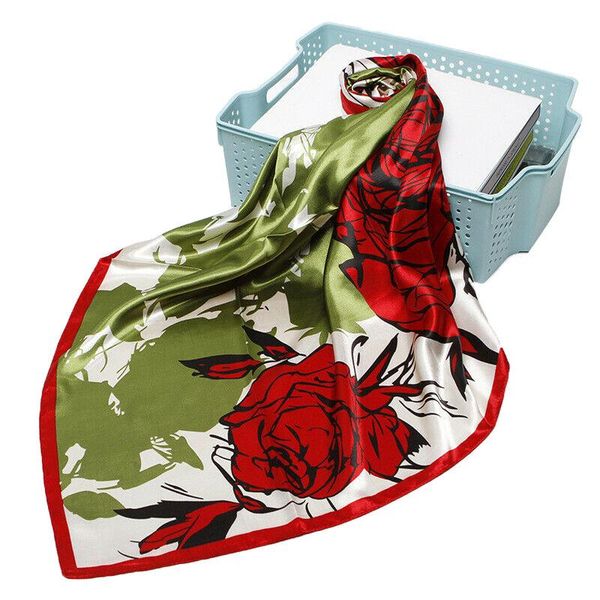scarves women's vintage hijab scarf impression painting flower print shawl stole wraps imitate silk soft satin kerchief 35"*35&quo, Blue;gray
scarves women's vintage hijab scarf impression painting flower print shawl stole wraps imitate silk soft satin kerchief 35"*35&quo, Blue;gray
