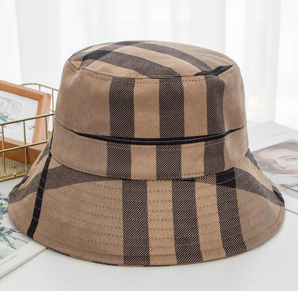 ball caps 21ss 5color bucket hat wide brim hats suede fabric fashion stripe brand designer grid women nylon autumn spring foldable fisherman, Blue;gray
ball caps 21ss 5color bucket hat wide brim hats suede fabric fashion stripe brand designer grid women nylon autumn spring foldable fisherman, Blue;gray