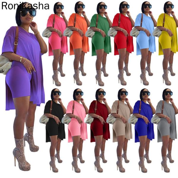 women's tracksuits ronikasha women casual dropped shoulder split and biker short two piece active wear sporty outfit, Gray
women's tracksuits ronikasha women casual dropped shoulder split and biker short two piece active wear sporty outfit, Gray