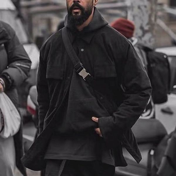 2021 new autumn and winter tooling cotton pure color lapel deer jacket european size loose version isxo, White;black
2021 new autumn and winter tooling cotton pure color lapel deer jacket european size loose version isxo, White;black