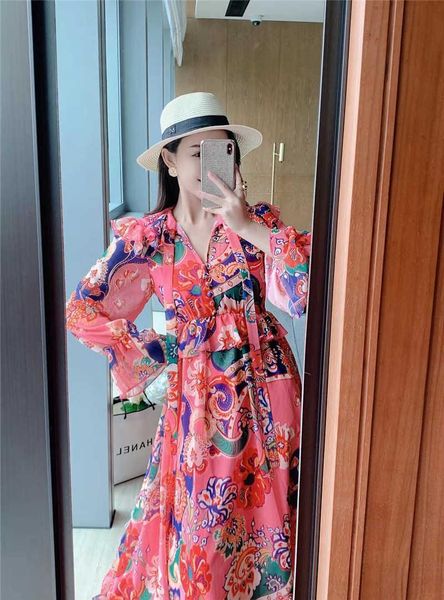 casual dresses midi women 2021 party runway luxury a-line spring prink print elegant long sleeve dress autumn high waist boho, Black;gray
casual dresses midi women 2021 party runway luxury a-line spring prink print elegant long sleeve dress autumn high waist boho, Black;gray