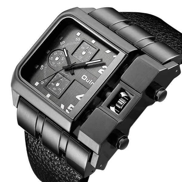 wristwatches men's wristwatch relogio masculino big square size watches men sport male quartz wide pu leather clock, Slivery;brown
wristwatches men's wristwatch relogio masculino big square size watches men sport male quartz wide pu leather clock, Slivery;brown