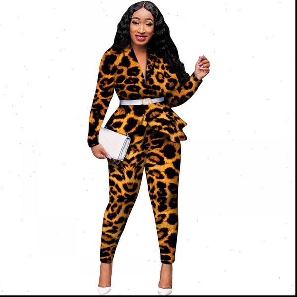 leopard printed elegant piece set ruffles spliced long sleeve and bodycon pants women sets office ladies fall outfits, Gray
leopard printed elegant piece set ruffles spliced long sleeve and bodycon pants women sets office ladies fall outfits, Gray