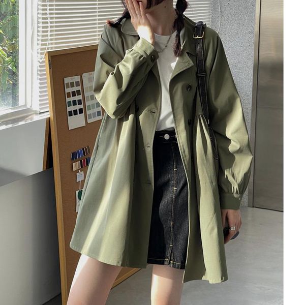 women's trench coats overcoat women windbreaker coat short fashion 2021 spring and autumn small temperament lapel commuter, Tan;black
women's trench coats overcoat women windbreaker coat short fashion 2021 spring and autumn small temperament lapel commuter, Tan;black