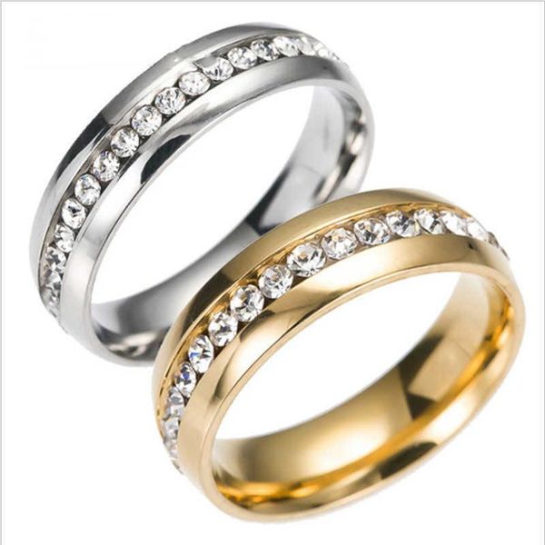 cluster rings for man or woman gift titanium steel rose gold anti-allergy smooth simple wedding couples bijouterie, Golden;silver
cluster rings for man or woman gift titanium steel rose gold anti-allergy smooth simple wedding couples bijouterie, Golden;silver
