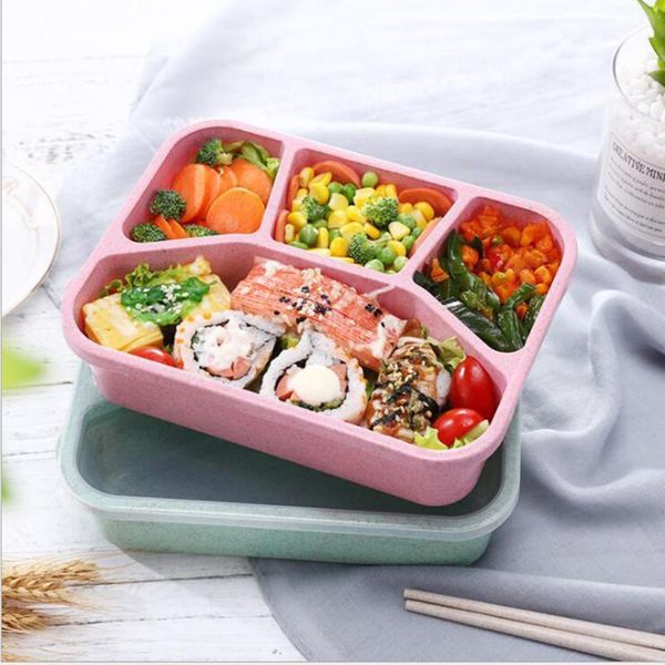 lunch box reusable 4-compartment plastic divided storage container boxes student kids storage box tableware
lunch box reusable 4-compartment plastic divided storage container boxes student kids storage box tableware