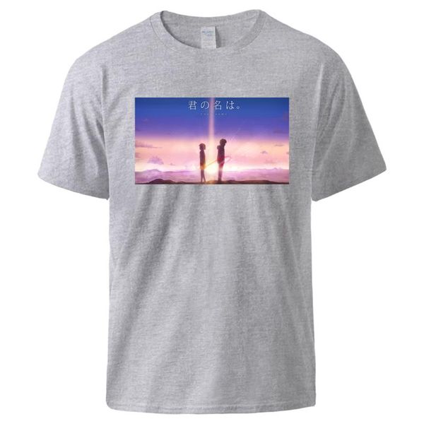 men's t-shirts your name tshirt man summer short sleeve japan anime movie makoto shinkai cool vintage tee tees 2021 male clothing, White;black
men's t-shirts your name tshirt man summer short sleeve japan anime movie makoto shinkai cool vintage tee tees 2021 male clothing, White;black