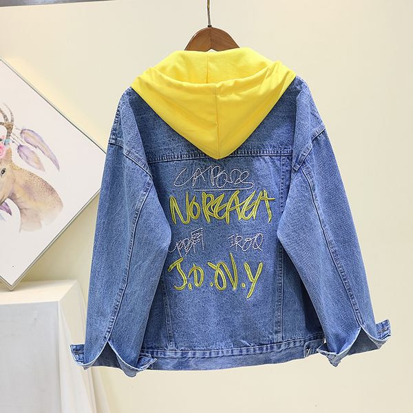 2021 New Fashion Fall Long Sleeve Single Breasted Embroidered Denim Casual Loose Jacket Hoodie Superior 8lnq, Black;brown
2021 New Fashion Fall Long Sleeve Single Breasted Embroidered Denim Casual Loose Jacket Hoodie Superior 8lnq, Black;brown
