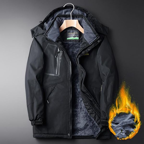 men's jackets winter fleece men casual thick warm parkas windbreaker waterproof hooded coat thermal velvet military overcoat, Black;brown
men's jackets winter fleece men casual thick warm parkas windbreaker waterproof hooded coat thermal velvet military overcoat, Black;brown