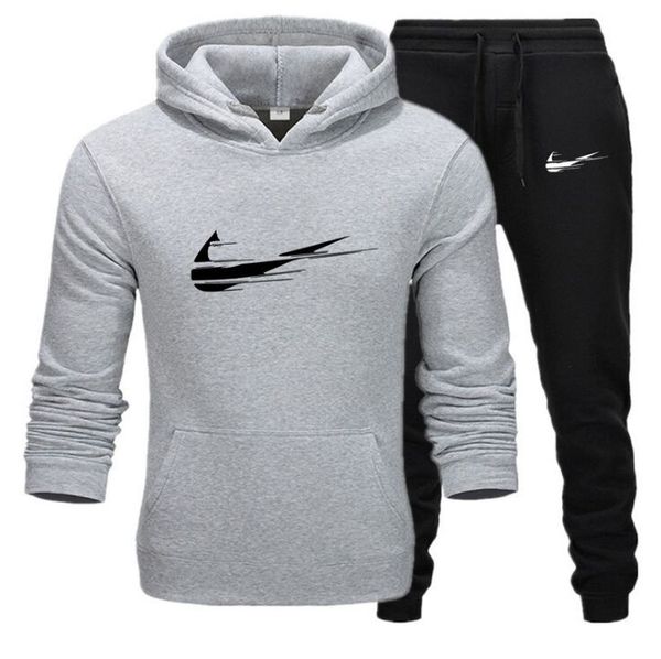 sports fitness men women set hoodies+pants 2 pieces sets tracksuit autumn winter hooded male sportswear gym sudadera hombre 3xl, Gray
sports fitness men women set hoodies+pants 2 pieces sets tracksuit autumn winter hooded male sportswear gym sudadera hombre 3xl, Gray